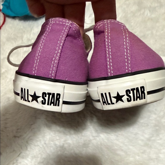 Converse Magenta Canvas Sneakers - Picture 4 of 4